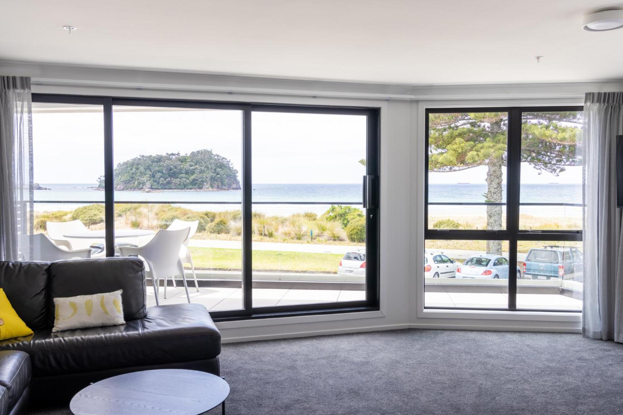 Belle Mer Beachfront Apartments - Self Serviced Mount Maunganui Eksteriør bilde