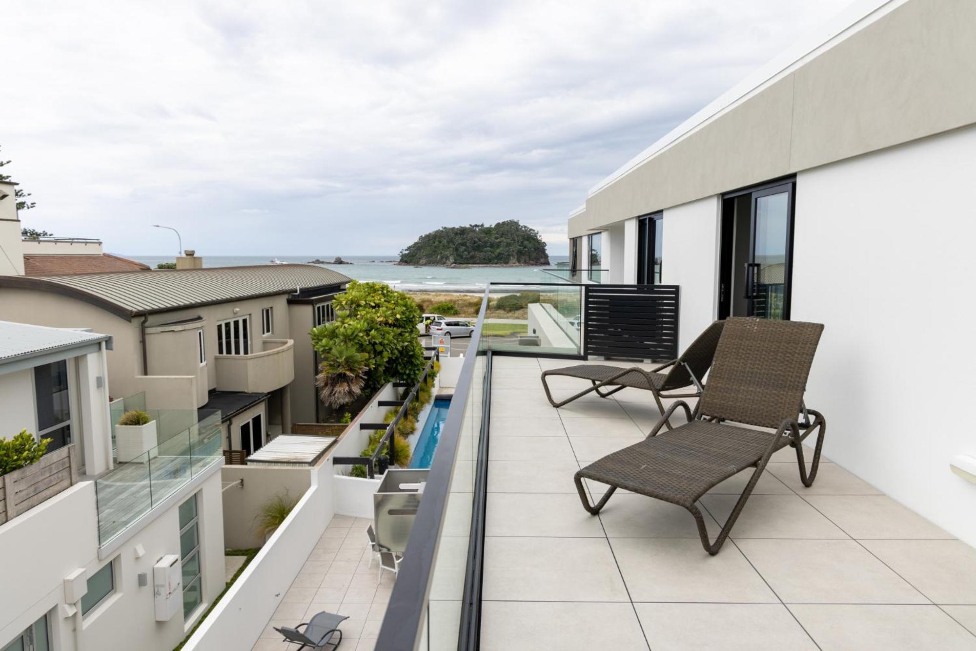 Belle Mer Beachfront Apartments - Self Serviced Mount Maunganui Eksteriør bilde